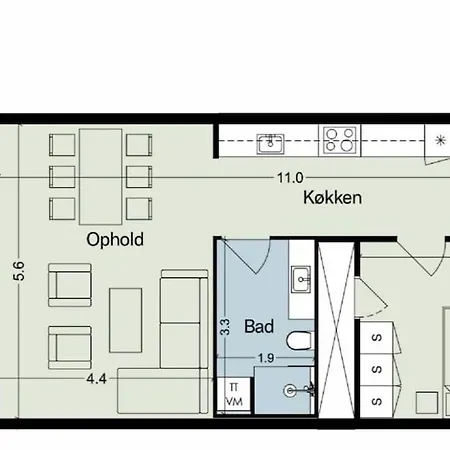 Апартаменты Modern By And Metro *